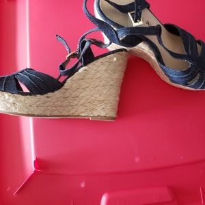 American Eagle denim heels